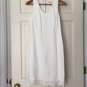 Rebecca Taylor white textured dress